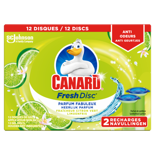 Recharges - Canard Fresh Disc - Fraîcheur Citron Vert - 72Ml