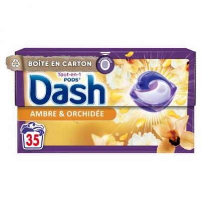 Lessive Pods Dash & Lenor All in 1 Caresse Provençale - 32 doses
