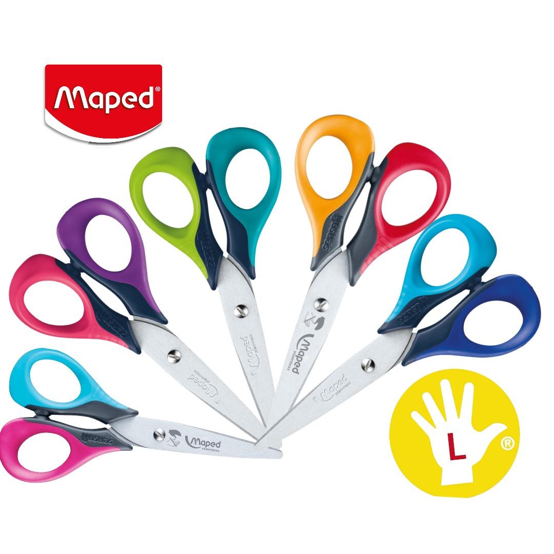 Ciseaux pour droitiers - 16 cm - Sensoft 3D - Maped - Coloris