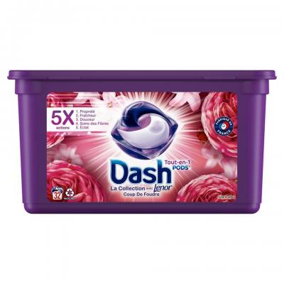 Détergents à lessive Dash : Variété de dosettes de lessive et de