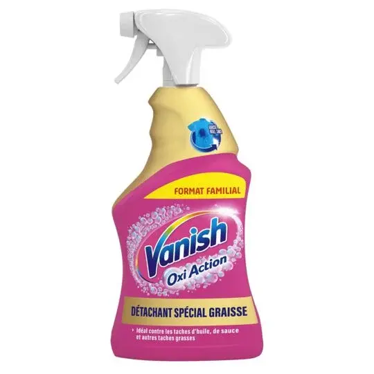 Vanish - Spray - Oxi Action - Gold Détachant Spécial Graisse - 0.9L