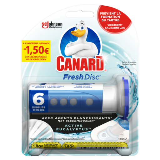 Canard Fresh Disc - Fraîcheur Active Eucalyptus - 36Ml