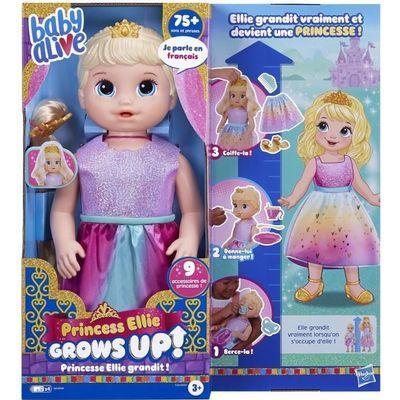 Baby alive poupee princesse ellie grandit poupe
