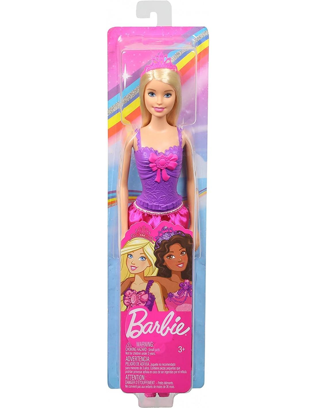 Poupée Barbie Tresses Magiques - BARBIE - Princesse - 3 ans et +