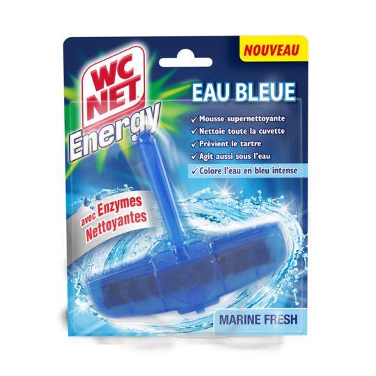 Bloc WC NET ENERGY 5 - Eau Bleue - Anti-Tarte - Fraîcheur Marine