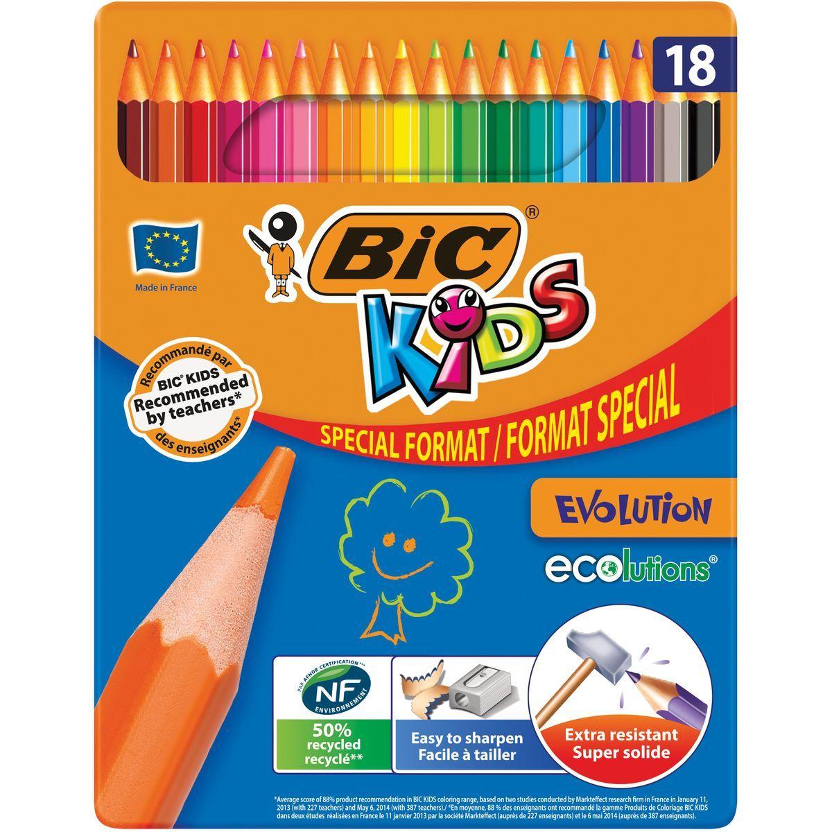Ens. 36 crayons de couleur boitier métallique