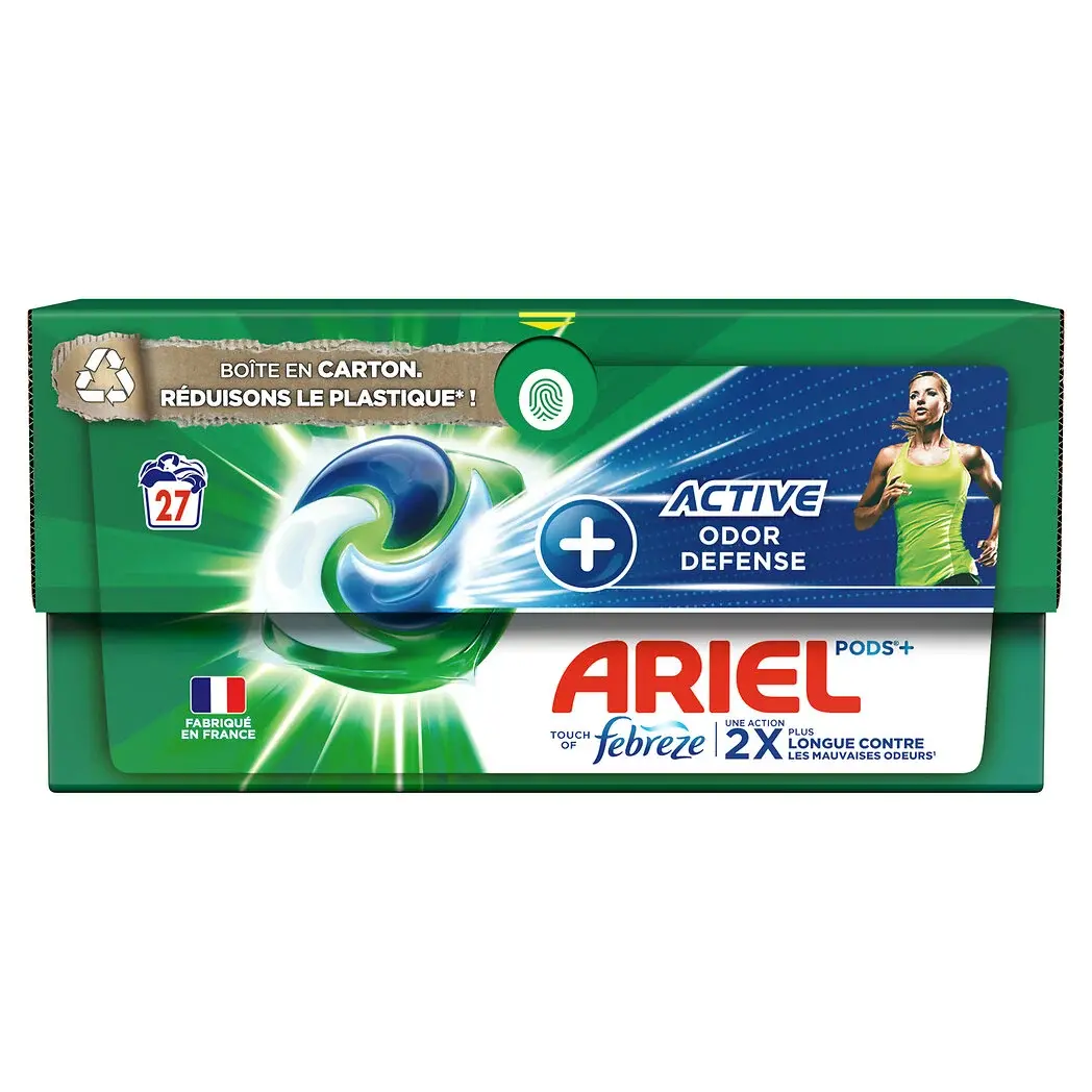 ARIEL Tout en 1 Pods Lessive capsules active