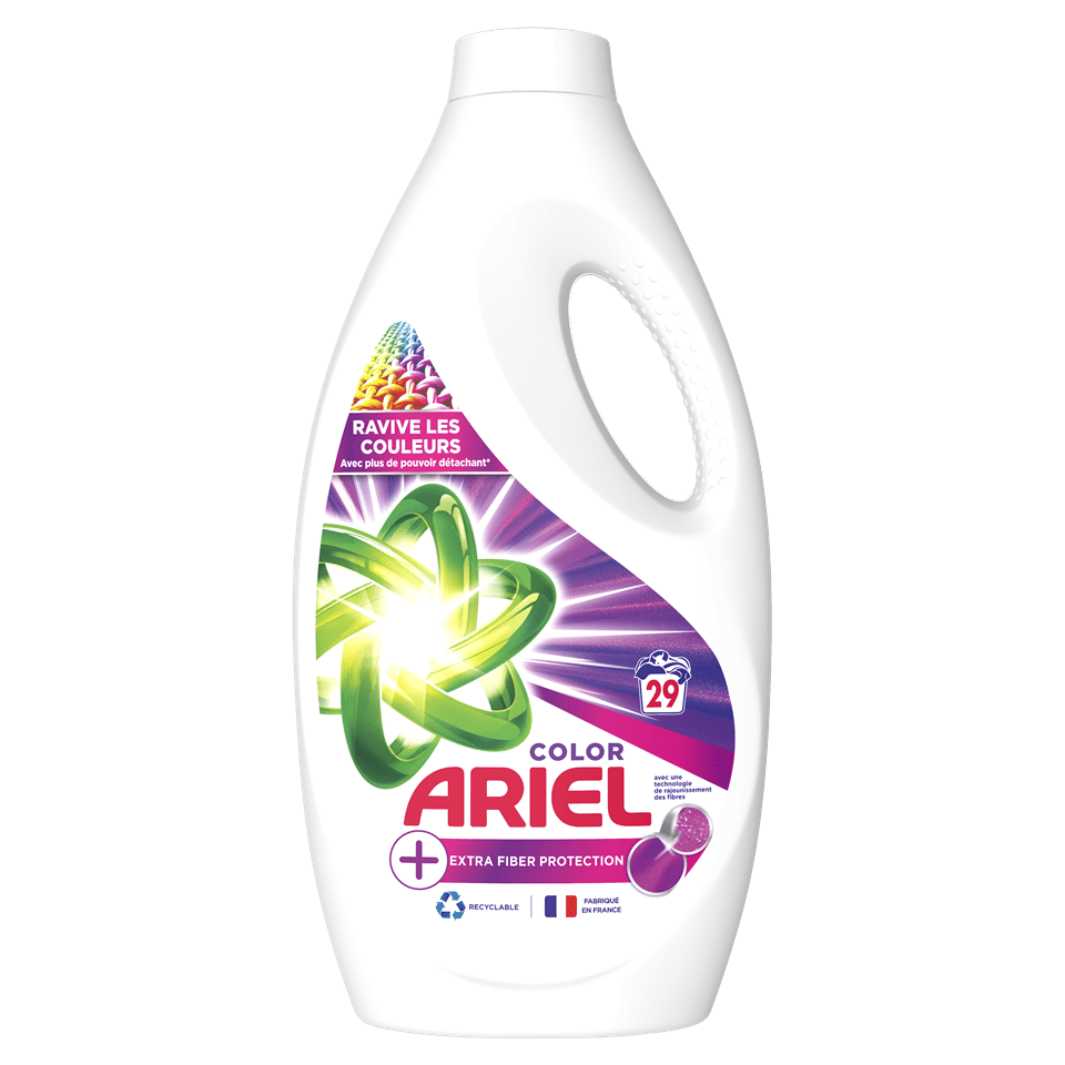 Ariel - 4x31 Lavages Protection Des Fibres, Lessive Liquide Ariel