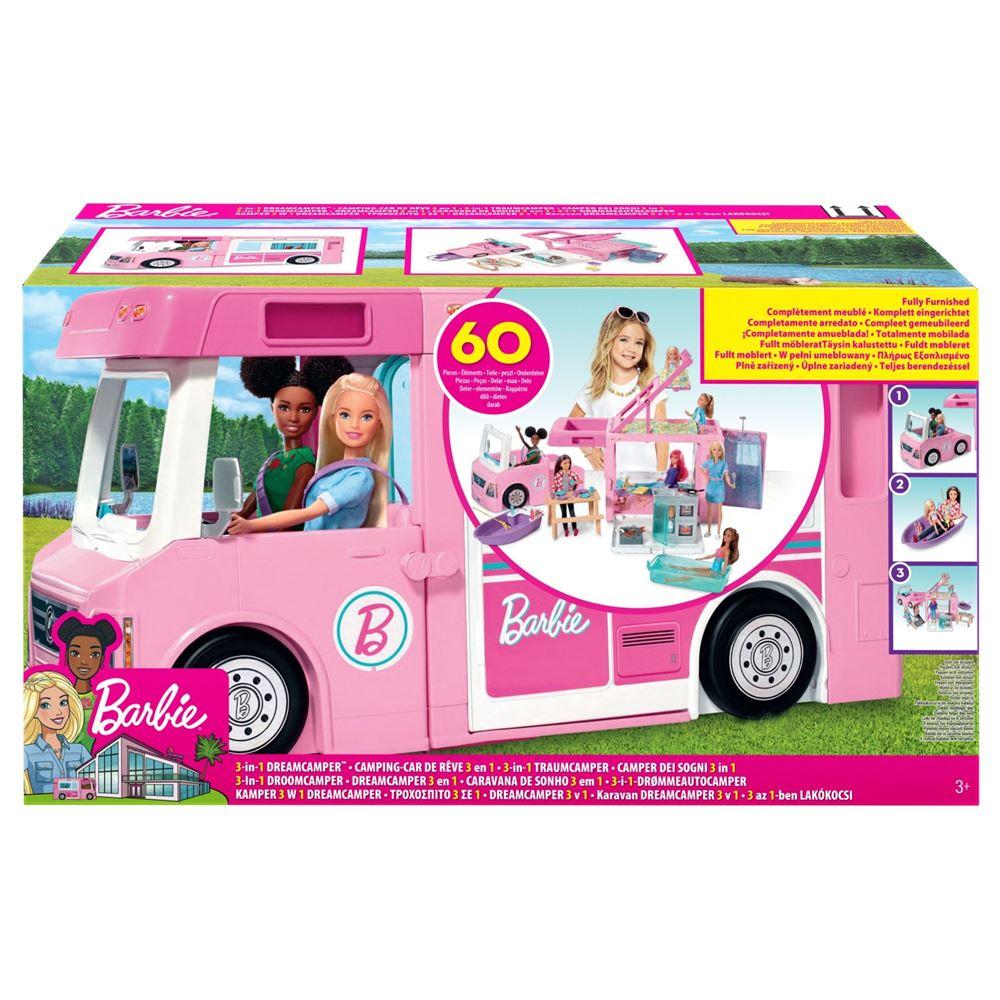 Barbie Camping Car de rêve 3 en 1