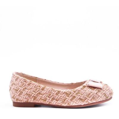 Grossiste chaussure ballerine fille en textile 5 1