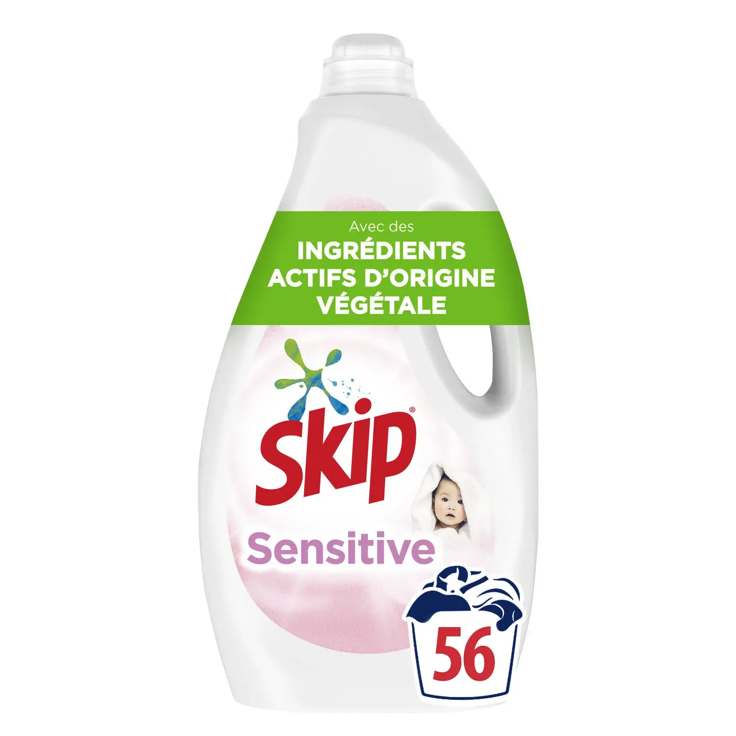 Skip Sensitive, lessive liquide, 53 lavages