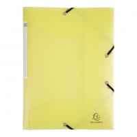 Jaune pastel exacompta pochette elastique