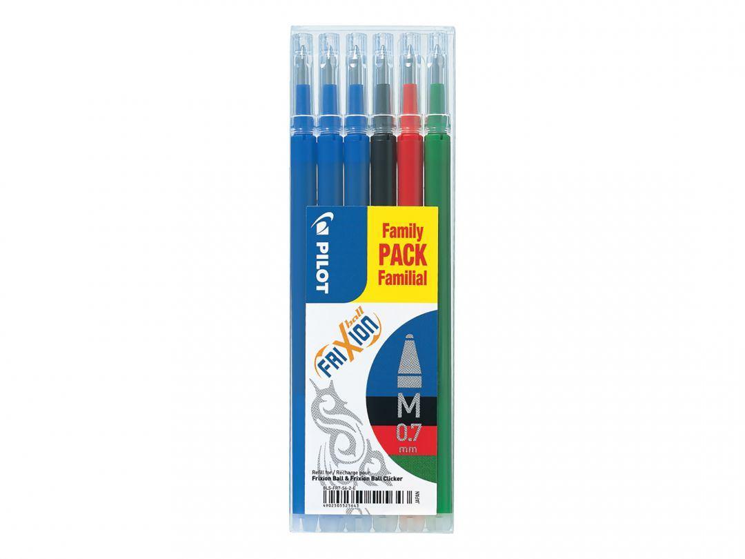 Pilot Frixion Lot de 15 recharges effaçables pour stylo roller