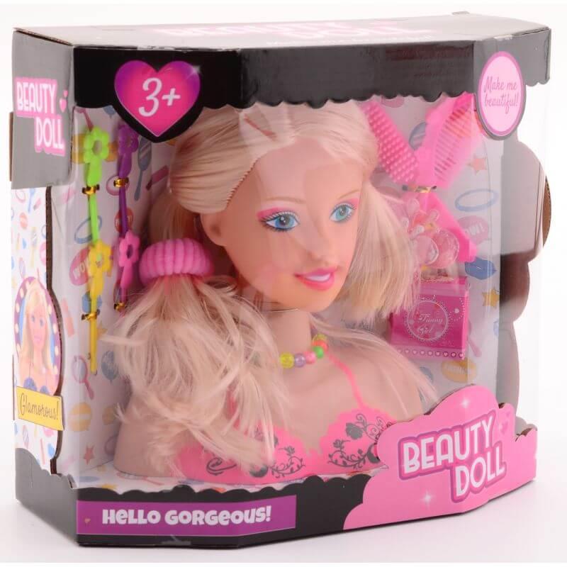 Tête à coiffer Beauty Doll - 25 cm